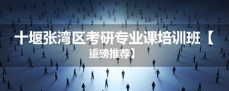 十堰张湾区考研专业课培训班【重磅推荐】