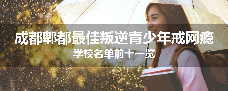 成都郫都最佳叛逆青少年戒网瘾学校名单前十一览