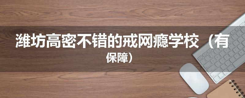 潍坊高密不错的戒网瘾学校（有保障）