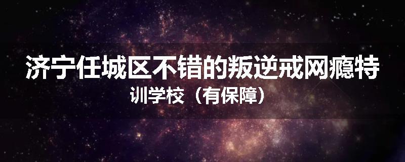济宁任城区不错的叛逆戒网瘾特训学校（有保障）