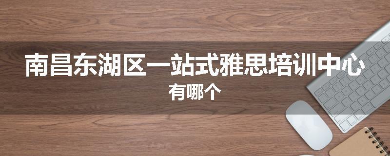 南昌东湖区一站式雅思培训中心有哪个
