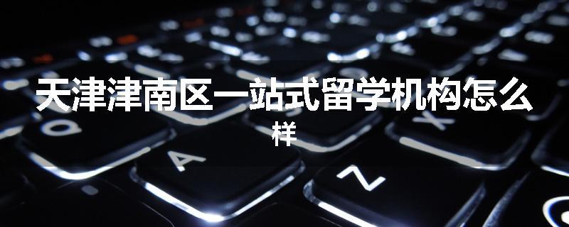 天津津南区一站式留学机构怎么样