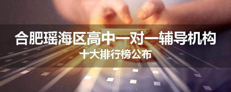 合肥瑶海区高中一对一辅导机构十大排行榜公布
