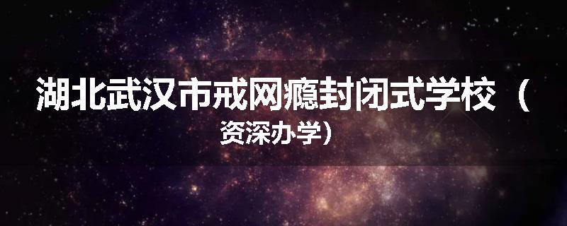 湖北武汉市戒网瘾封闭式学校（资深办学）