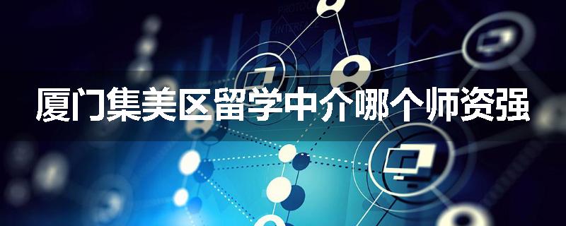 厦门集美区留学中介哪个师资强