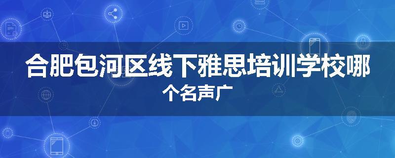 合肥包河区线下雅思培训学校哪个名声广