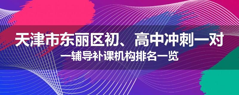 天津市东丽区初、高中冲刺一对一辅导补课机构排名一览