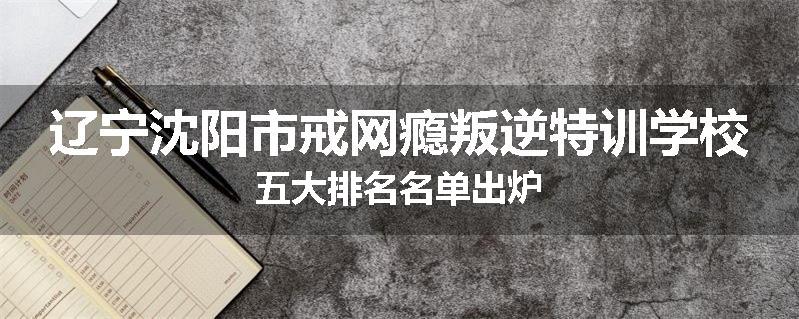 辽宁沈阳市戒网瘾叛逆特训学校五大排名名单出炉