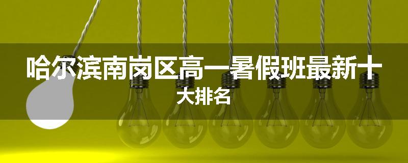 哈尔滨南岗区高一暑假班最新十大排名