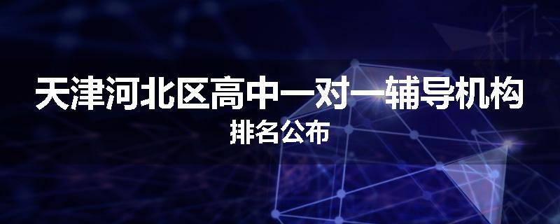 天津河北区高中一对一辅导机构排名公布