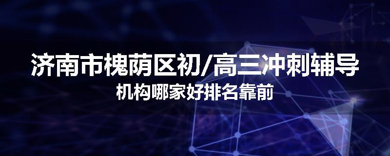 济南市槐荫区初/高三冲刺辅导机构哪家好排名靠前