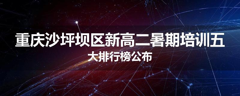 重庆沙坪坝区新高二暑期培训五大排行榜公布