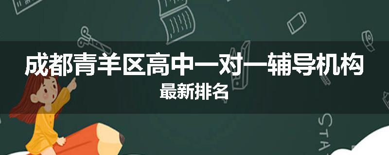 成都青羊区高中一对一辅导机构最新排名