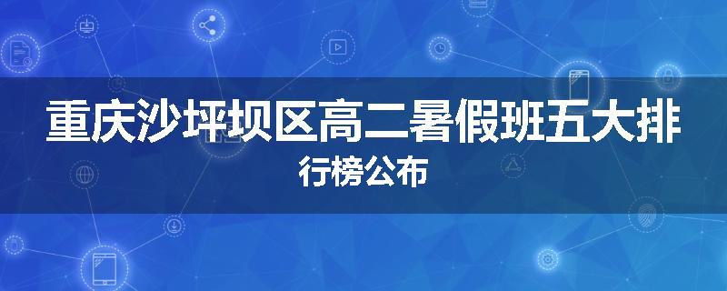 重庆沙坪坝区高二暑假班五大排行榜公布