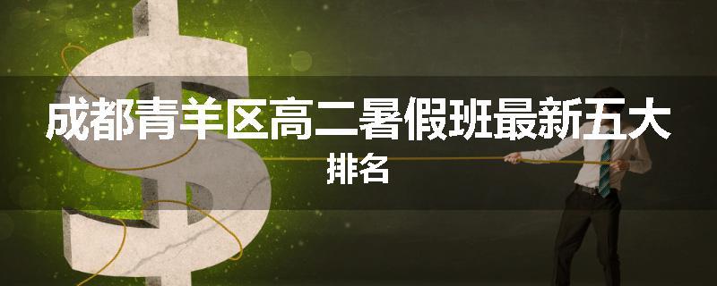 成都青羊区高二暑假班最新五大排名