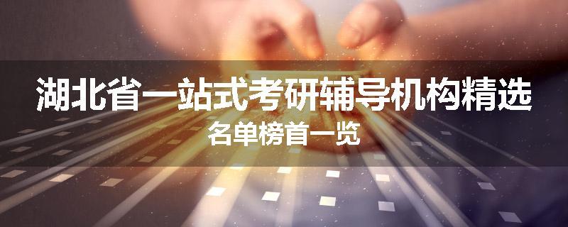 湖北省一站式考研辅导机构精选名单榜首一览
