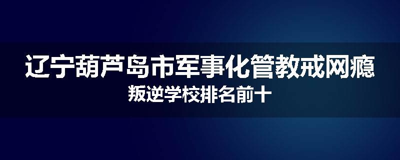 辽宁葫芦岛市军事化管教戒网瘾叛逆学校排名前十