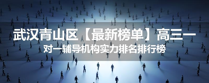 武汉青山区【最新榜单】高三一对一辅导机构实力排名排行榜