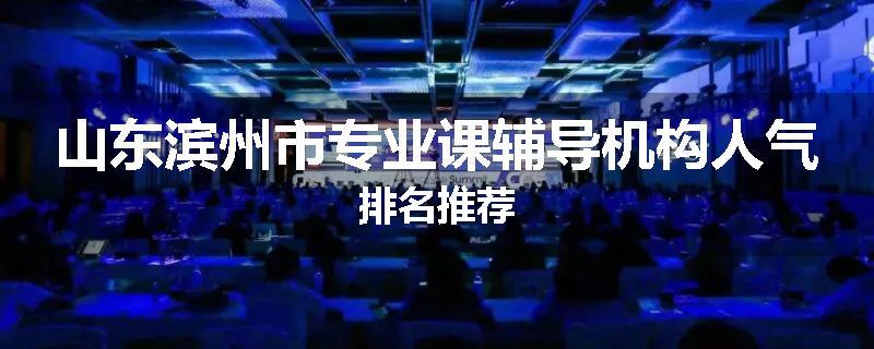 山东滨州市专业课辅导机构人气排名推荐