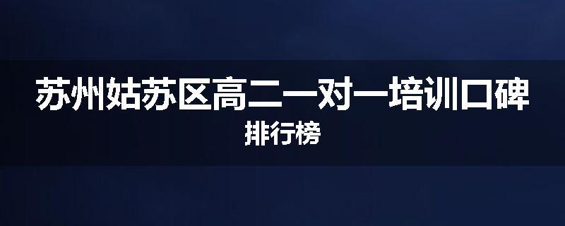 苏州姑苏区高二一对一培训口碑排行榜