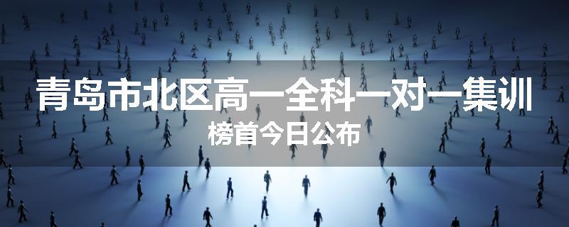 青岛市北区高一全科一对一集训榜首今日公布