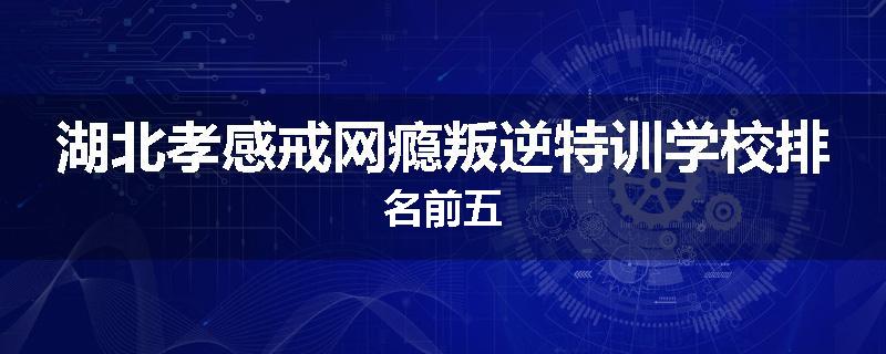 湖北孝感戒网瘾叛逆特训学校排名前五