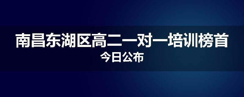 南昌东湖区高二一对一培训榜首今日公布