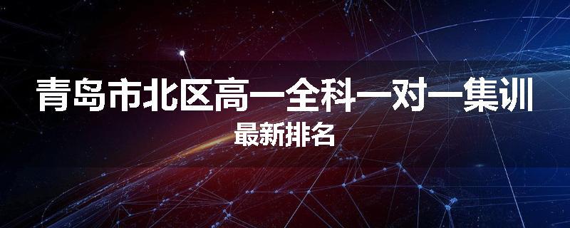 青岛市北区高一全科一对一集训最新排名