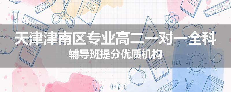 天津津南区专业高二一对一全科辅导班提分优质机构