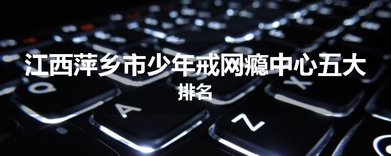 江西萍乡市少年戒网瘾中心五大排名