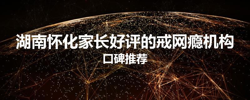 湖南怀化家长好评的戒网瘾机构口碑推荐