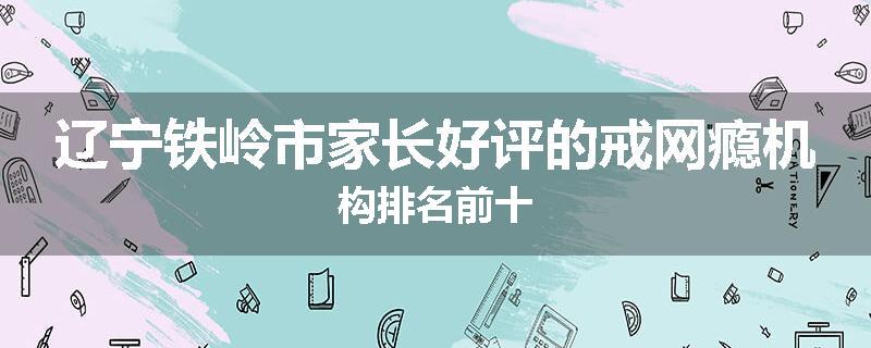 辽宁铁岭市家长好评的戒网瘾机构排名前十