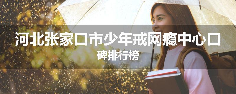河北张家口市少年戒网瘾中心口碑排行榜