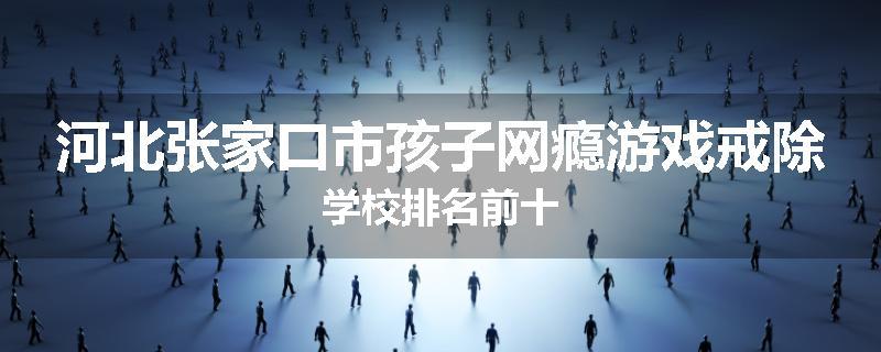 河北张家口市孩子网瘾游戏戒除学校排名前十