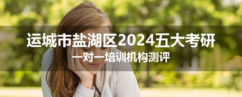 运城市盐湖区2024五大考研一对一培训机构测评