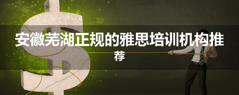 安徽芜湖正规的雅思培训机构推荐
