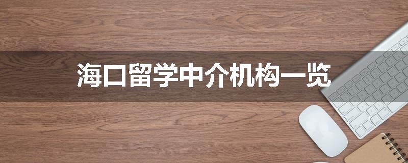 海口留学中介机构一览