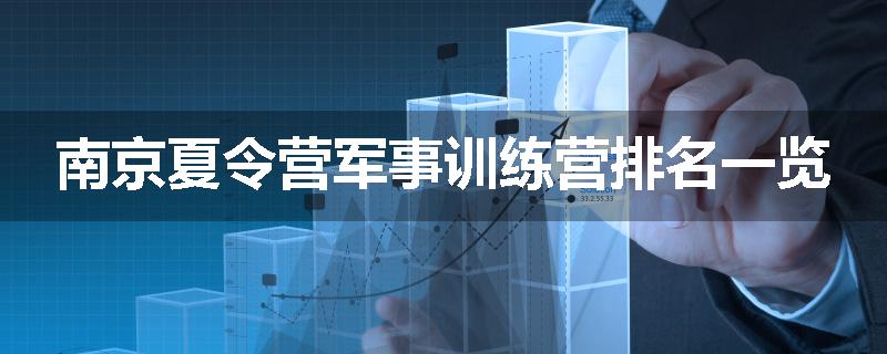 南京夏令营军事训练营排名一览