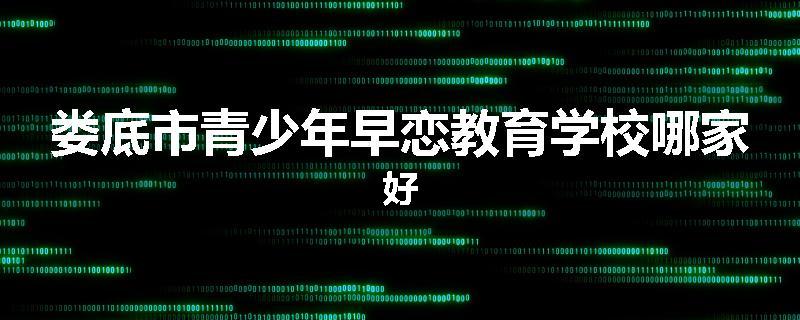 娄底市青少年早恋教育学校哪家好
