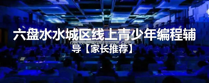 六盘水水城区线上青少年编程辅导【家长推荐】