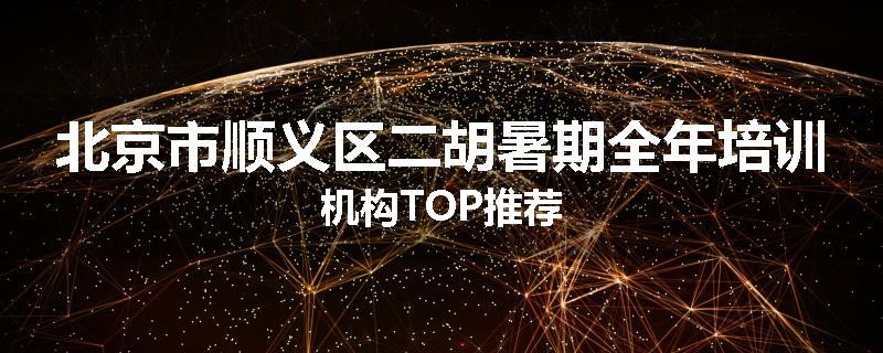北京市顺义区二胡暑期全年培训机构TOP推荐