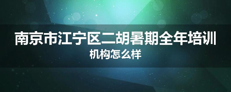 南京市江宁区二胡暑期全年培训机构怎么样