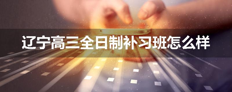 辽宁高三全日制补习班怎么样