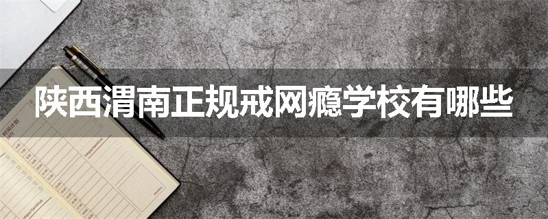 陕西渭南正规戒网瘾学校有哪些