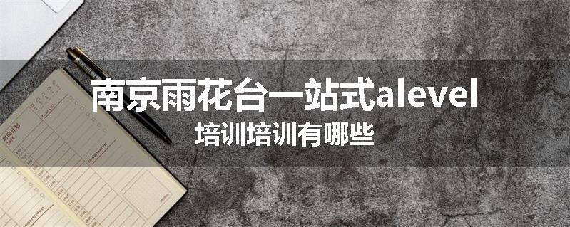 南京雨花台一站式alevel培训培训有哪些
