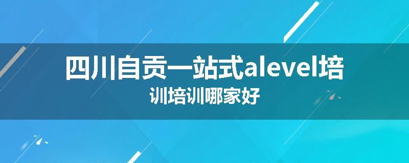 四川自贡一站式alevel培训培训哪家好