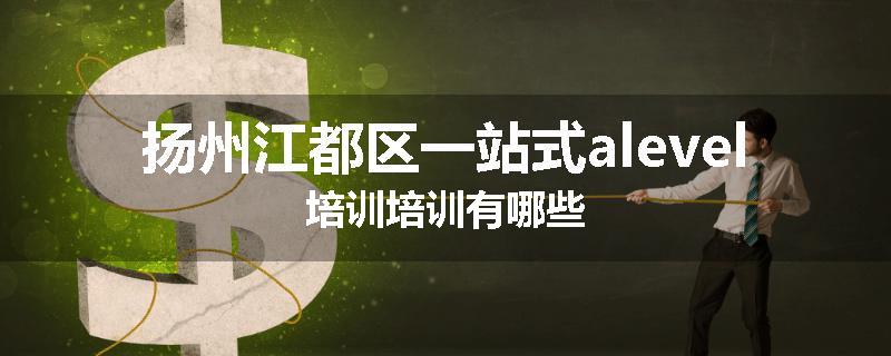 扬州江都区一站式alevel培训培训有哪些
