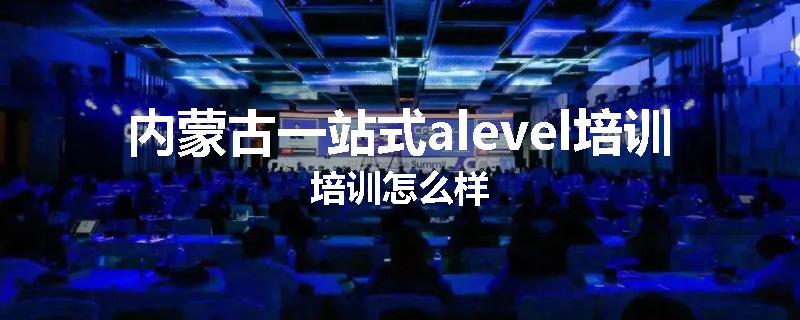 内蒙古一站式alevel培训培训怎么样