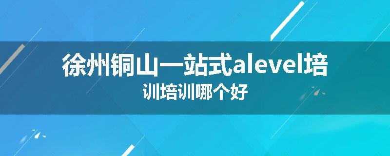 徐州铜山一站式alevel培训培训哪个好