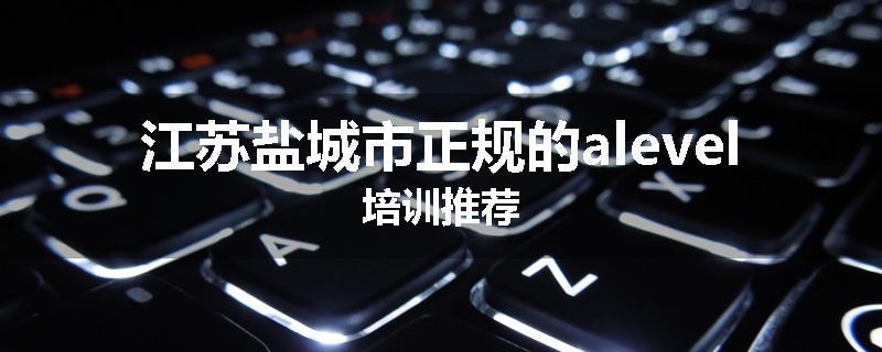 江苏盐城市正规的alevel培训推荐